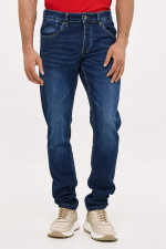 Aνδρικό παντελόνι τζιν Brokers slim fit μπλε ελαστικό denim Brokers casual παντελόνι 26013-401-358