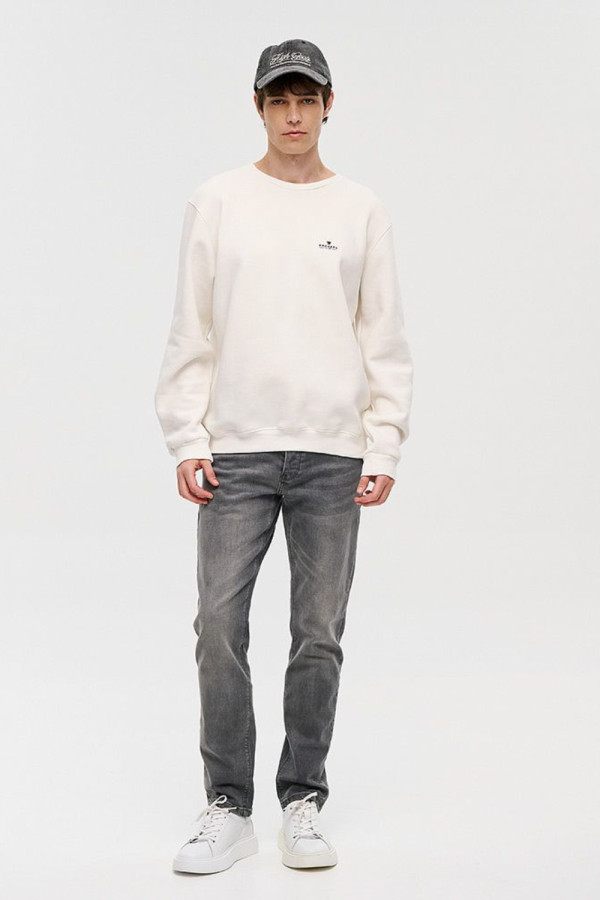 Ανδρικό τζιν Brokers μαύρο washed σε regular fit 26513-207-357