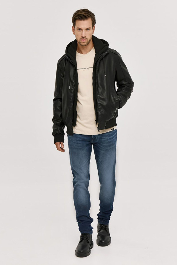 CAMARO ΑΝΔΡΙΚΟ ΠΑΝΤΕΛΟΝΙ JEAN SLIM FIT ΒΑΜΒΑΚΕΡΟ ΜΠΛΕ 25523-453-365