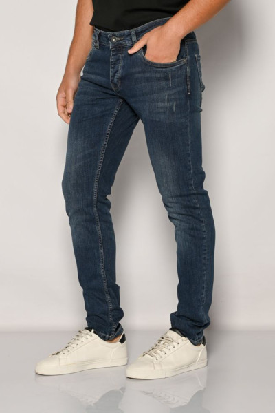 CAMARO ΑΝΔΡΙΚΟ JEAN ΠΑΝΤΕΛΟΝΙ SLIM FIT ΜΠΛΕ 24523-455-359