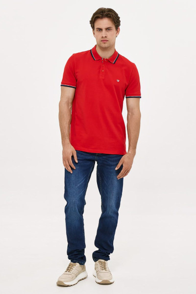 Aνδρικό παντελόνι τζιν Brokers slim fit μπλε ελαστικό denim Brokers casual παντελόνι 26013-401-358