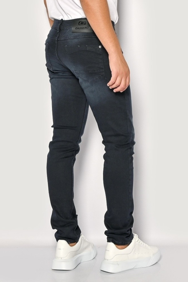 CAMARO ΑΝΔΡΙΚΟ ΠΑΝΤΕΛΟΝΙ JEAN REGULAR FIT ΣΚΟΥΡΟ ΜΠΛΕ 23523-253-351