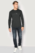 CAMARO ΑΝΔΡΙΚΟ ΠΑΝΤΕΛΟΝΙ JEAN REGULAR FIT ΣΚΟΥΡΟ ΜΠΛΕ 23523-253-351