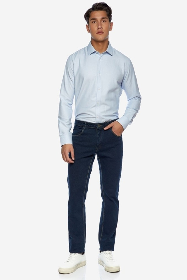 SOGO ΑΝΔΡΙΚΟ ΠΑΝΤΕΛΟΝΙ JEAN CLASSIC FIT ΜΠΛΕ 22533-002-42