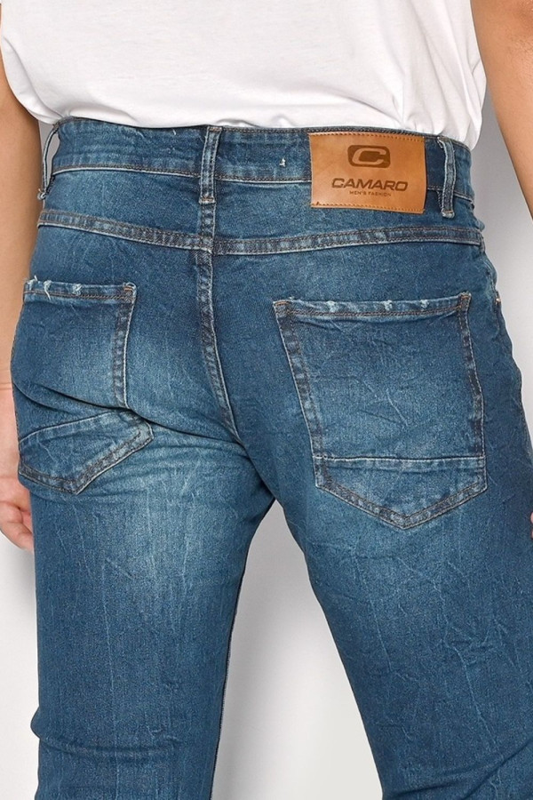 CAMARO ΑΝΔΡΙΚΟ ΠΑΝΤΕΛΟΝΙ JEAN REGULAR FIT ΜΠΛΕ 23523-257-354
