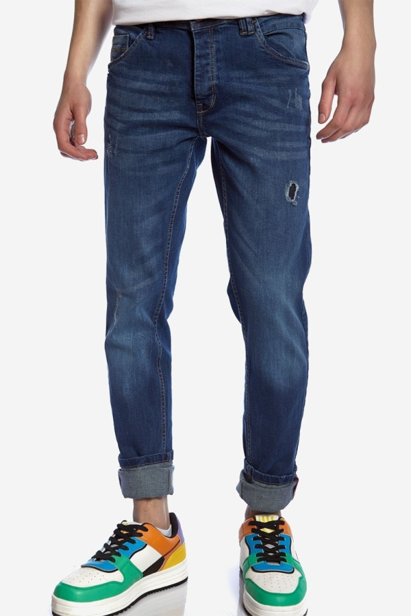 CAMARO ΑΝΔΡΙΚΟ ΠΑΝΤΕΛΟΝΙ JEAN SLIM FIT  ΜΠΛΕ 22001-360-04