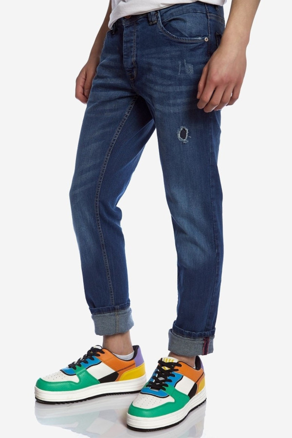 CAMARO ΑΝΔΡΙΚΟ ΠΑΝΤΕΛΟΝΙ JEAN SLIM FIT  ΜΠΛΕ 22001-360-04