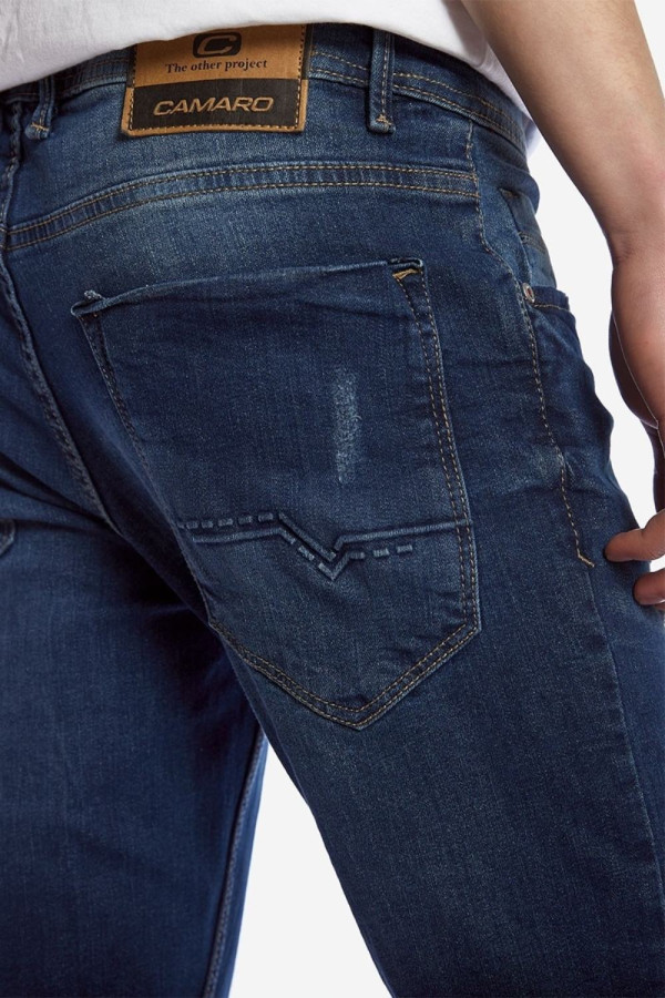 CAMARO ΑΝΔΡΙΚΟ ΠΑΝΤΕΛΟΝΙ JEAN SLIM FIT  ΜΠΛΕ 22001-360-04