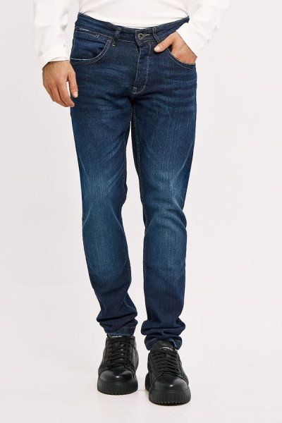 Ανδρικό jean παντελόνι Brokers μπλε slim fit 25513-402-365