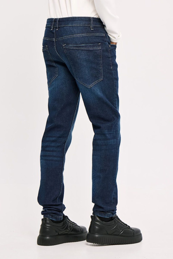 Ανδρικό jean παντελόνι Brokers μπλε slim fit 25513-402-365