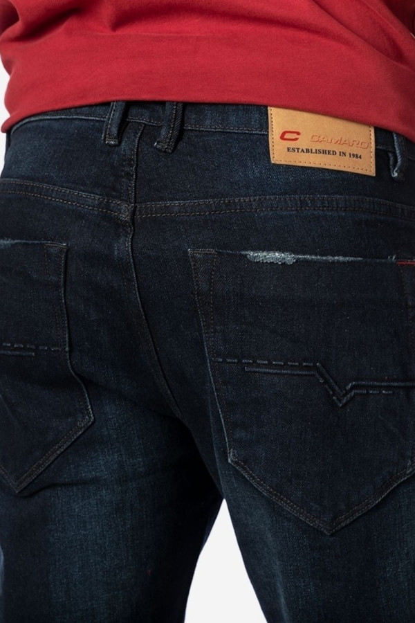 CAMARO ΑΝΔΡΙΚΟ ΠΑΝΤΕΛΟΝΙ JEAN REGULAR FIT ΣΚΟΥΡΟ ΜΠΛΕ 21501-302-09