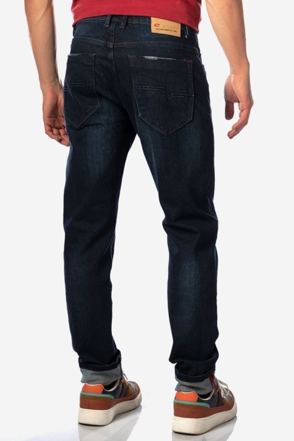 CAMARO ΑΝΔΡΙΚΟ ΠΑΝΤΕΛΟΝΙ JEAN REGULAR FIT ΣΚΟΥΡΟ ΜΠΛΕ 21501-302-09