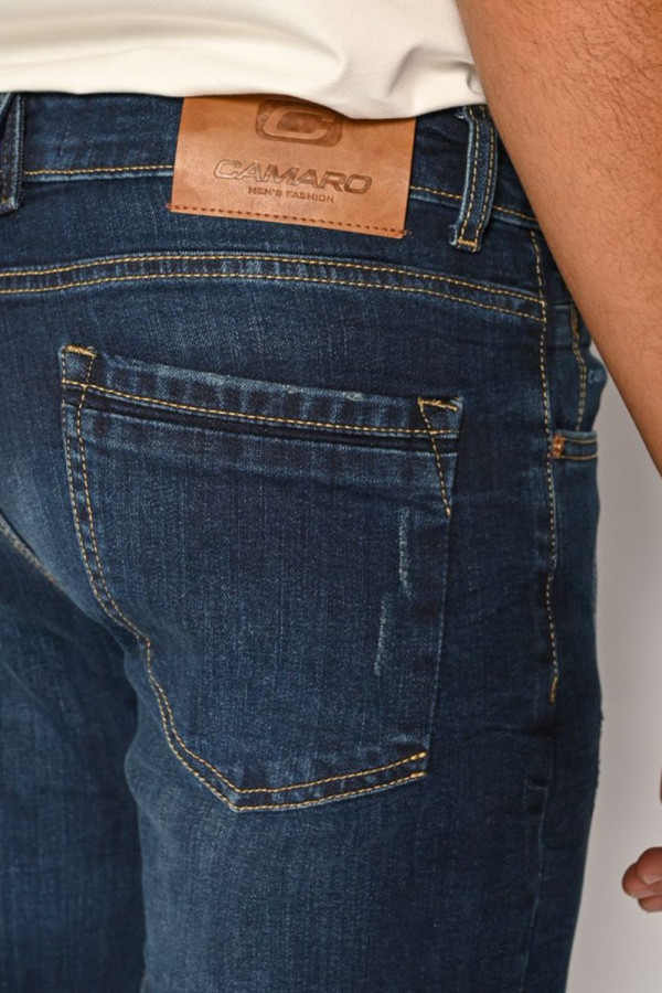 CAMARO ΑΝΔΡΙΚΟ ΠΑΝΤΕΛΟΝΙ JEAN REGULAR FIT ΜΠΛΕ 24523-256-356