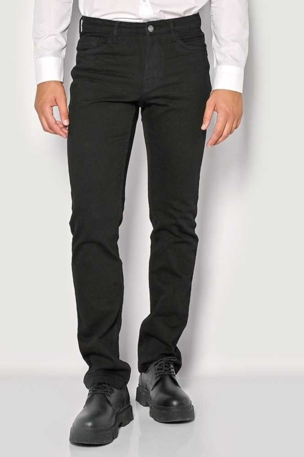 SOGO ΑΝΔΡΙΚΟ ΠΑΝΤΕΛΟΝΙ JEAN ΒΑΜΒΑΚΕΡΟ CLASSIC ΜΑΥΡΟ 23533-091-352