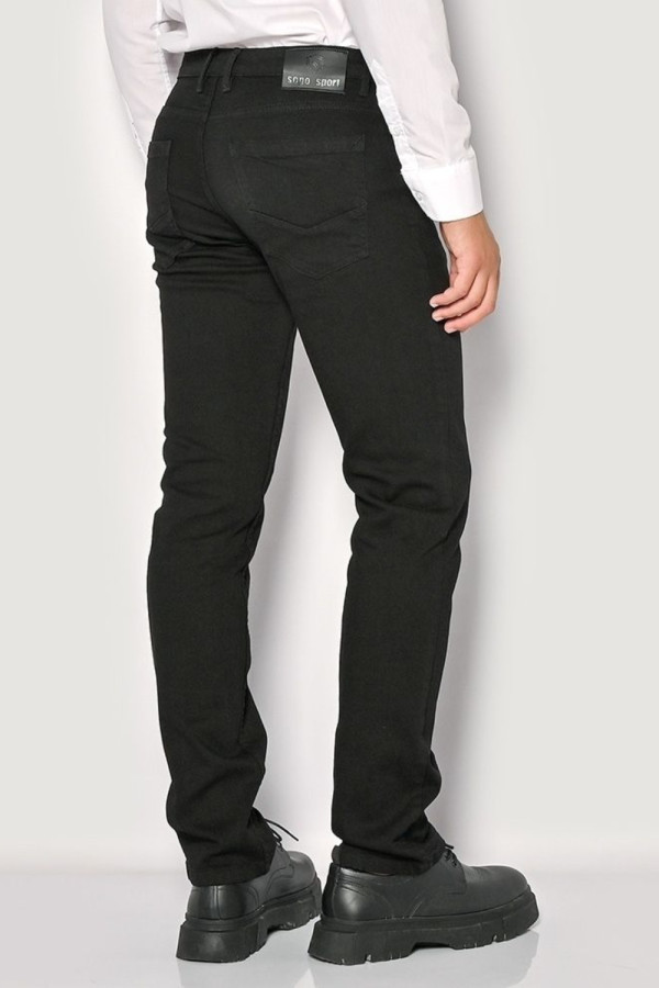 SOGO ΑΝΔΡΙΚΟ ΠΑΝΤΕΛΟΝΙ JEAN ΒΑΜΒΑΚΕΡΟ CLASSIC ΜΑΥΡΟ 23533-091-352