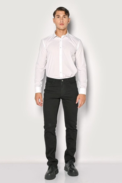 SOGO ΑΝΔΡΙΚΟ ΠΑΝΤΕΛΟΝΙ JEAN ΒΑΜΒΑΚΕΡΟ CLASSIC ΜΑΥΡΟ 23533-091-352