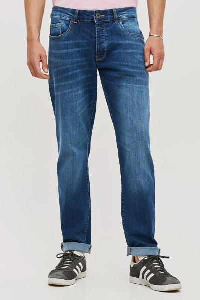 CAMARO ΑΝΔΡΙΚΟ ΠΑΝΤΕΛΟΝΙ JEAN REGULAR FIT ΜΠΛΕ 25023-257-366
