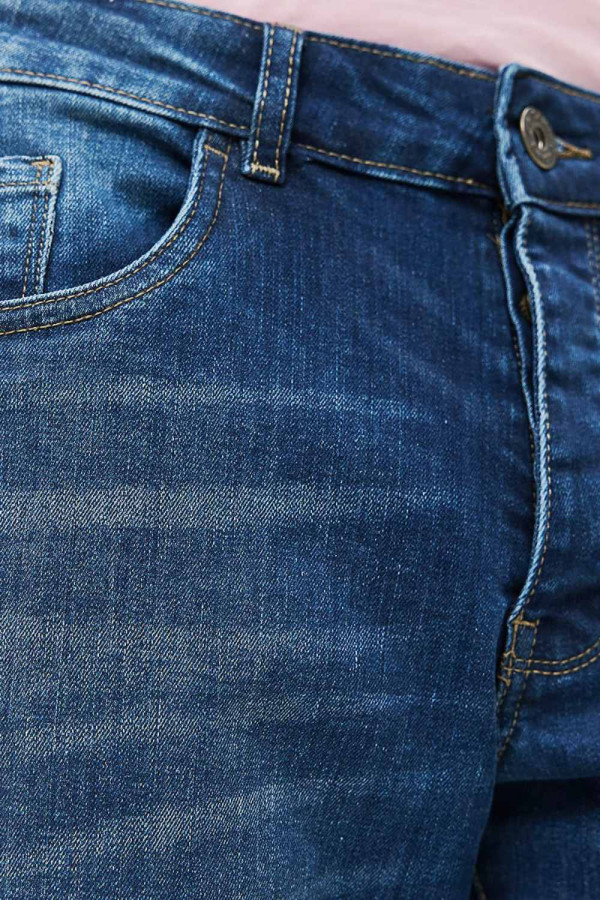 CAMARO ΑΝΔΡΙΚΟ ΠΑΝΤΕΛΟΝΙ JEAN REGULAR FIT ΜΠΛΕ 25023-257-366
