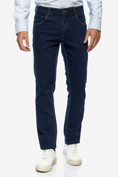 Ανδρικό τζιν Sogo μπλε βαμβακερό ελαστικό classic fit 26533-094-354
