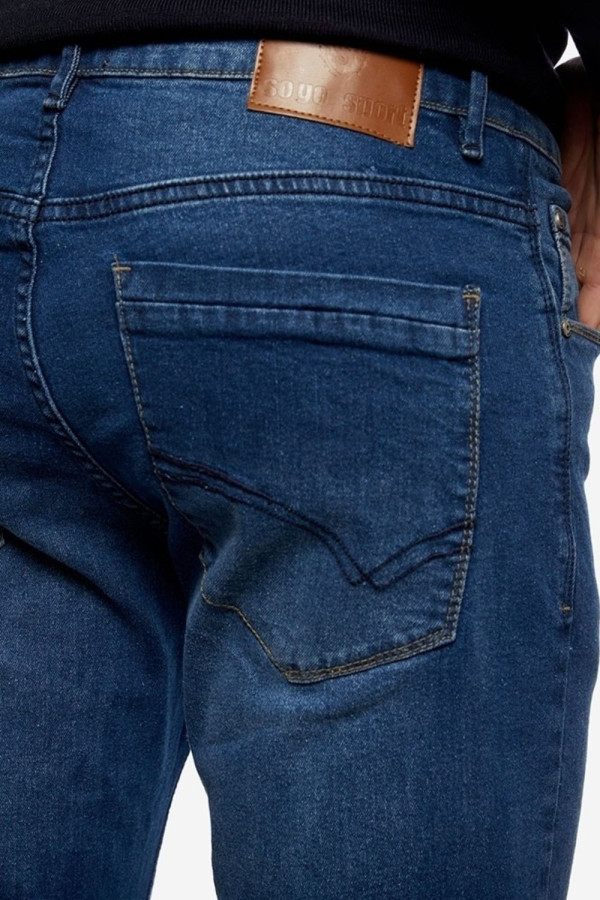 SOGO ΑΝΔΡΙΚΟ ΠΑΝΤΕΛΟΝΙ JEAN CLASSIC FIT ΜΠΛΕ 22533-002-4310