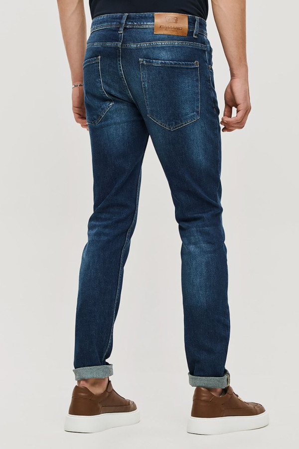 CAMARO ΑΝΔΡΙΚΟ ΠΑΝΤΕΛΟΝΙ JEAN SLIM FIT ΜΠΛΕ 25023-453-365