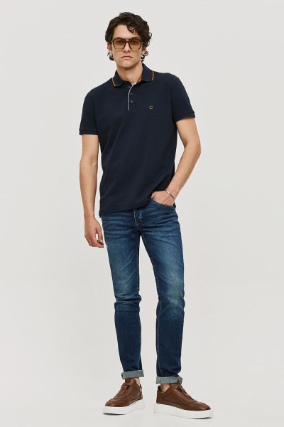 CAMARO ΑΝΔΡΙΚΟ ΠΑΝΤΕΛΟΝΙ JEAN SLIM FIT ΜΠΛΕ 25023-453-365