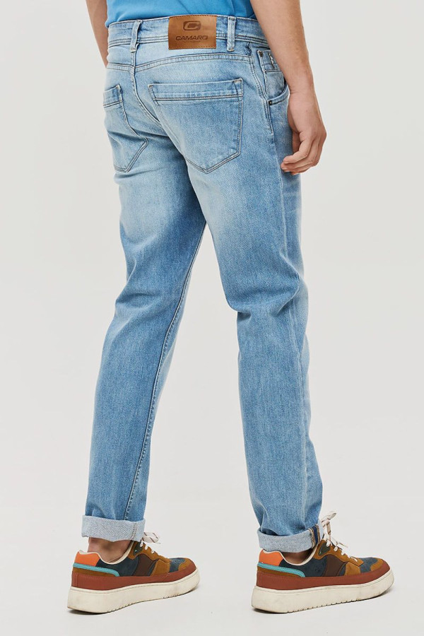 CAMARO ΑΝΔΡΙΚΟ ΠΑΝΤΕΛΟΝΙ JEAN REGULAR FIT ΜΠΛΕ 25023-258-365