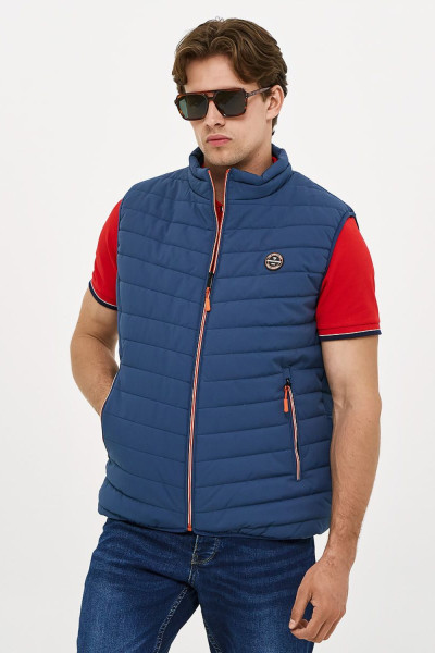 Ανδρικό ανοιξιατικο γιλέκο Brokers ραφ  puffer 26010-008-078