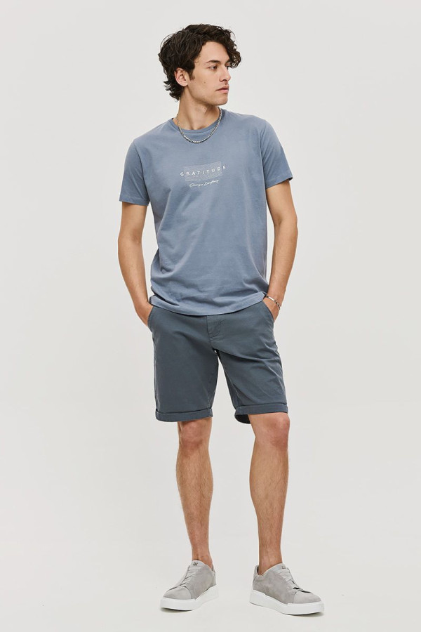 CAMARO ΑΝΔΡΙΚΟ T-SHIRT ΒΑΜΒΑΚΕΡΟ ΜΕ ΤΥΠΩΜΑ ΡΑΦ 25027-146-751