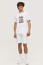 CAMARO T-SHIRT ΒΑΜΒΑΚΕΡΟ POP ART ΤΥΠΩΜΑ ΛΕΥΚΟ  25027-154-751