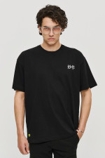 CAMARO ΑΝΔΡΙΚΟ T-SHIRT LOOSE FIT ΜΕ ΤΥΠΩΜΑ ΣΤΗ ΠΛΑΤΗ ΜΑΥΡΟ 25027-376-752