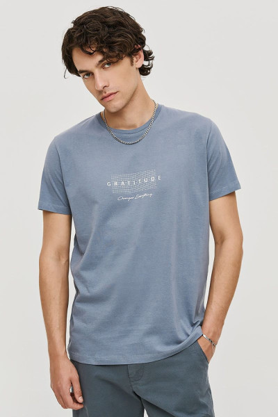 CAMARO ΑΝΔΡΙΚΟ T-SHIRT ΒΑΜΒΑΚΕΡΟ ΜΕ ΤΥΠΩΜΑ ΡΑΦ 25027-146-751