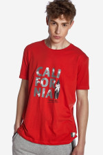 CAMARO ΑΝΔΡΙΚΟ T-SHIRT ΜΕ ΤΥΠΩΜΑ "CALIFORNIA" ΚΟΚΚΙΝΟ 22001-923-01