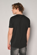 CAMARO ΑΝΔΡΙΚΟ T-SHIRT ΒΑΜΒΑΚΕΡΟ ΜΕ ΤΥΠΩΜΑ ΜΑΥΡΟ 24027-148-751
