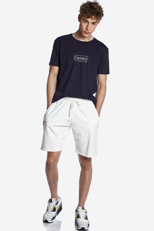 CAMARO ΑΝΔΡΙΚΟ T-SHIRT ΜΕ ΤΥΠΩΜΑ LOGO ΜΠΛΕ 22001-900-01