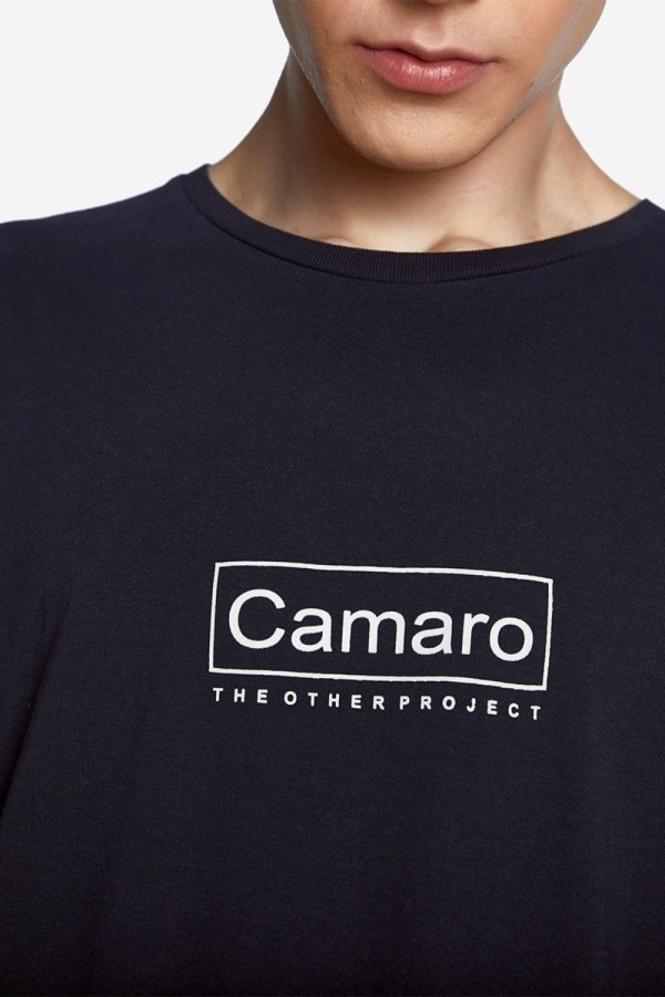 CAMARO ΑΝΔΡΙΚΟ T-SHIRT ΜΕ ΤΥΠΩΜΑ LOGO ΜΠΛΕ 22001-900-01