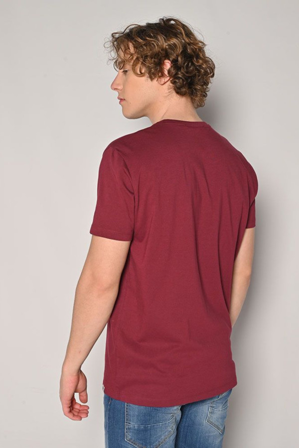 CAMARO ΑΝΔΡΙΚΟ T-SHIRT ΒΑΜΒΑΚΕΡΟ ΜΕ ΤΥΠΩΜΑ ΜΠΟΡΝΤΟ 24017-106-751
