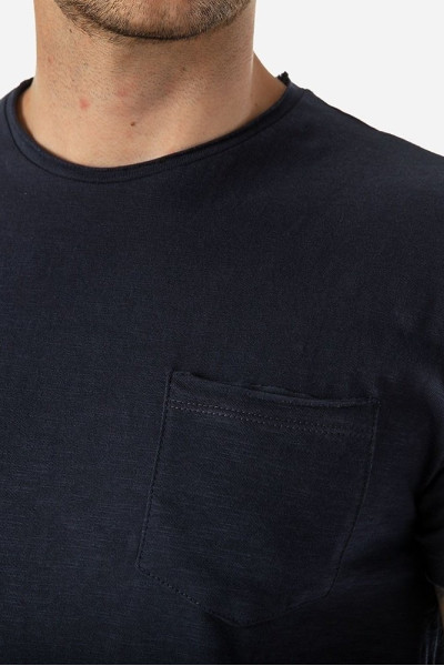 CAMARO ΑΝΔΡΙΚΗ ΜΠΛΟΥΖΑ T-SHIRT ΜΕ ΤΣΕΠΗ ΒΑΜΒΑΚΕΡΗ ΜΠΛΕ 22001-927-04