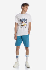 CAMARO ΑΝΔΡΙΚΗ ΜΠΛΟΥΖΑ T-SHIRT ΜΕ ΣΤΑΜΠΑ ΒΑΜΒΑΚΕΡΗ ΛΕΥΚΟ 22001-930-04