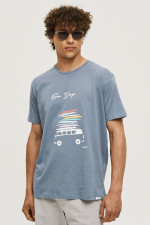 CAMARO ΑΝΔΡΙΚΟ T-SHIRT ΒΑΜΒΑΚΕΡΟ ΜΕ ΤΥΠΩΜΑ RAF 25027-153-751