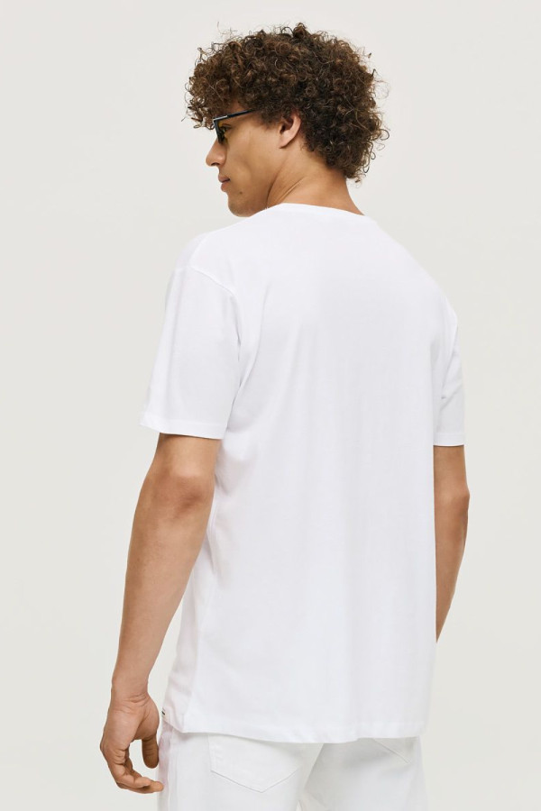 CAMARO T-SHIRT ΒΑΜΒΑΚΕΡΟ POP ART ΤΥΠΩΜΑ ΛΕΥΚΟ  25027-154-751