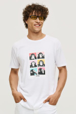 CAMARO T-SHIRT ΒΑΜΒΑΚΕΡΟ POP ART ΤΥΠΩΜΑ ΛΕΥΚΟ  25027-154-751
