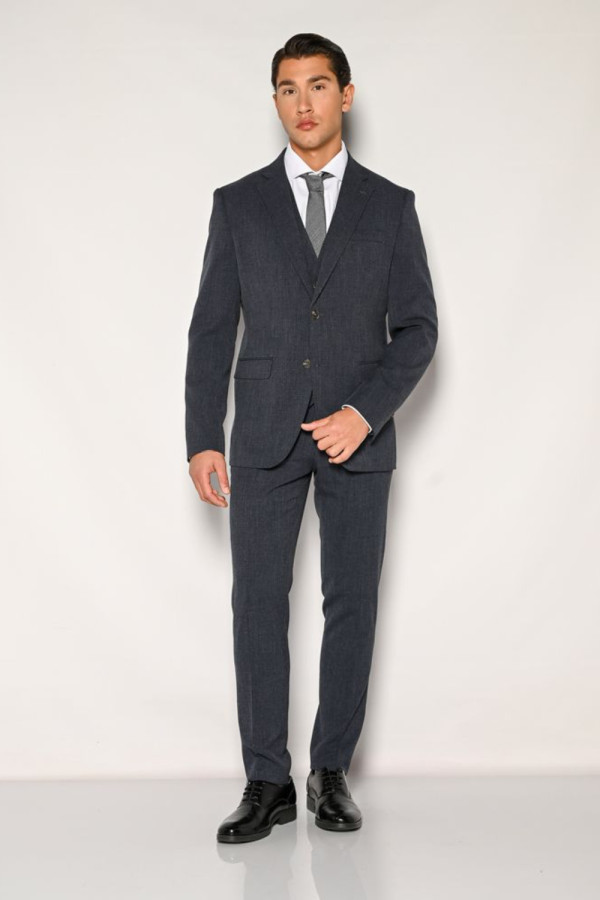 SOGO ΑΝΔΡΙΚΟ ΚΟΣΤΟΥΜΙ ΜΕ ΓΙΛΕΚΟ SLIM FIT INDIGO 24532-702-283