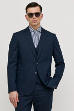 SOGO ΑΝΔΡΙΚΟ ΚΟΣΤΟΥΜΙ ΜΕ ΓΙΛΕΚΟ SLIM FIT ΜΕ ΡΙΓΑ ΜΠΛΕ 25032-702-290