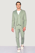 SOGO ΑΝΔΡΙΚΟ ΚΟΣΤΟΥΜΙ ΜΕ ΓΙΛΕΚΟ SLIM FIT MINT 24032-702-271