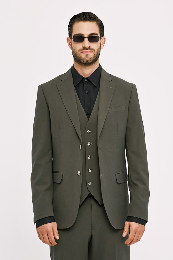 SOGO ΑΝΔΡΙΚΟ ΚΟΣΤΟΥΜΙ ΜΕ ΓΙΛΕΚΟ SLIM FIT ΛΑΔΙ 25532-704-286 SOGO ΑΝΔΡΙΚΟ ΚΟΣΤΟΥΜΙ ΜΕ ΓΙΛΕΚΟ SLIM FIT ΛΑΔΙ 25532-704-286