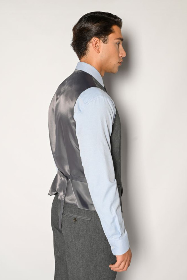 SOGO ΑΝΔΡΙΚΟ ΚΟΣΤΟΥΜΙ ΜΕ ΓΙΛΕΚΟ REGULAR FIT ΑΝΘΡΑΚΙ 24532-402-272