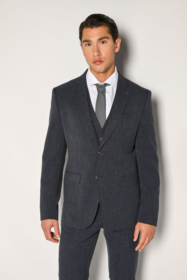SOGO ΑΝΔΡΙΚΟ ΚΟΣΤΟΥΜΙ ΜΕ ΓΙΛΕΚΟ SLIM FIT INDIGO 24532-702-283