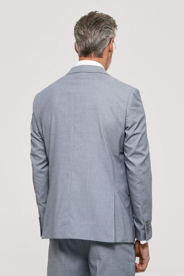 Ανδρικό κοστούμι με γιλέκο Sogo γκρι regular fit 26032-401-283