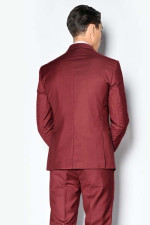 SOGO ΑΝΔΡΙΚΟ ΚΟΣΤΟΥΜΙ ΜΕ ΓΙΛΕΚΟ SLIM FIT BORDEAUX  23032-701-101